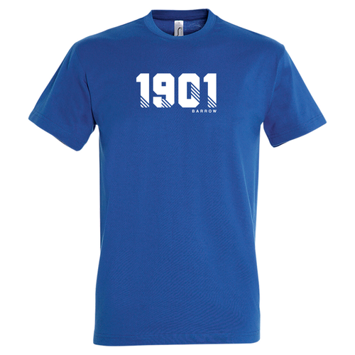 Barrow Football Shirt 1901 Est Year Retro Gift Casual T Shirt - Picture 5 of 5