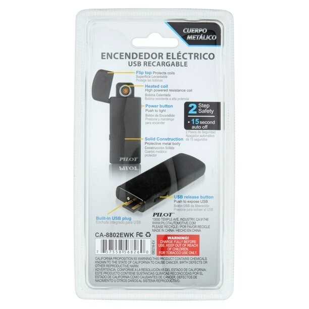 Brand New Factory Sealed Metal Body Flameless USB Rechargeable Electric Lighter 