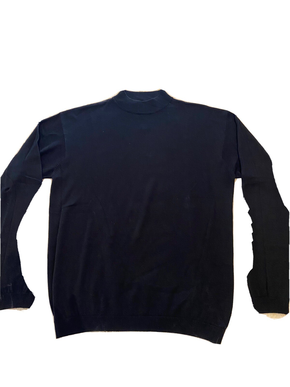 mens silk mock neck sweater