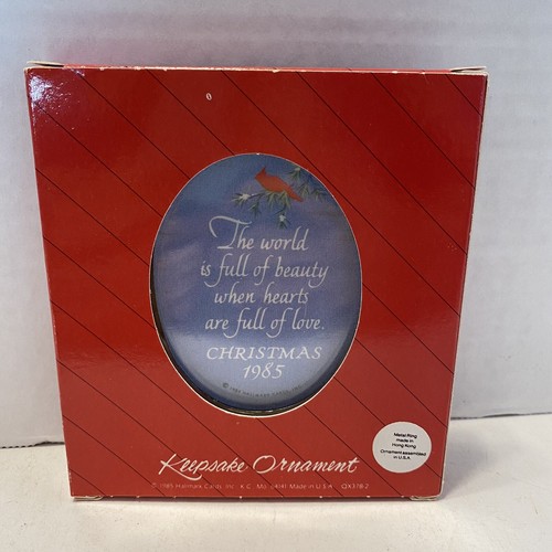 Hallmark "Heart Full Of Love" Ornament 1985. Our T3089 - Picture 2 of 3