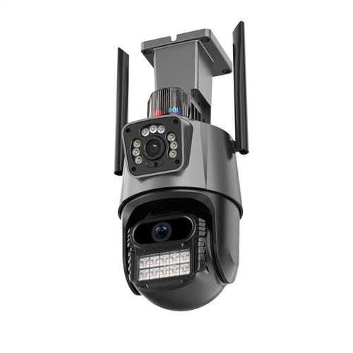 Dual Lens HD 8MP WiFi IP Camera Wireless Outdoor CCTV PTZ Home Security IR Cam - Picture 18 of 23