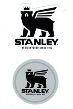 STANLEY TUMBLERS/CUPS/MIUGS/PINTS REDISCOVERED SINCE 1913 LOGO STICKER DECAL NEW