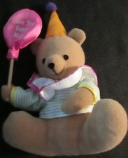 VINTAGE RUSS BERRIE PLUSH BEAR "I LOVE YOU BEARY MUCH"