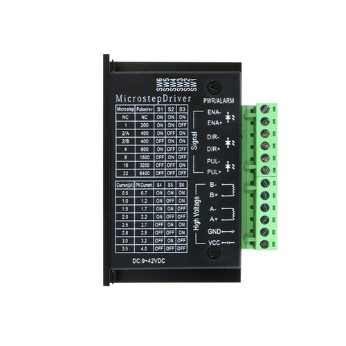 TB6600 Microstep Driver DC 9-40V CNC Einachsig Schrittmotor Steuerung Controller - Bild 8 von 10