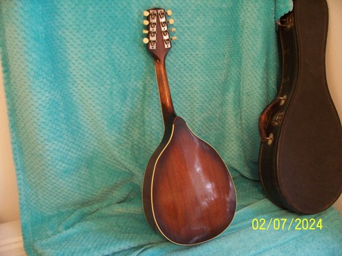 1932 Supertone Mandolin A style  Harmony made  Koa  body  Very Good condition - Afbeelding 5 van 11