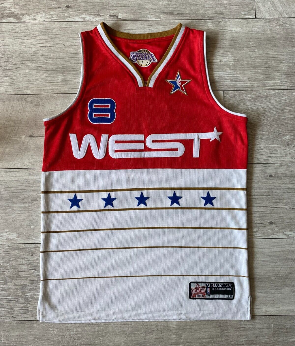 NBAユニフォーム 刺繍 NBA all star game Kobe 2006 NBA All-Star Game West Team Kobe Bryant #8 Sewn Jersey
