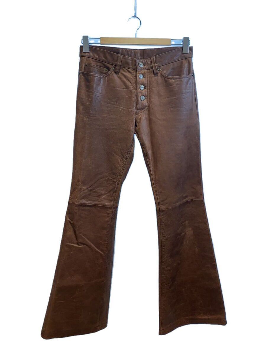 TORNADO MART TLE-4526 Bootcut Pants Button Flare Leather M TORNADO MART TLE-4526 Bootcut Pants Button Flare Leather M