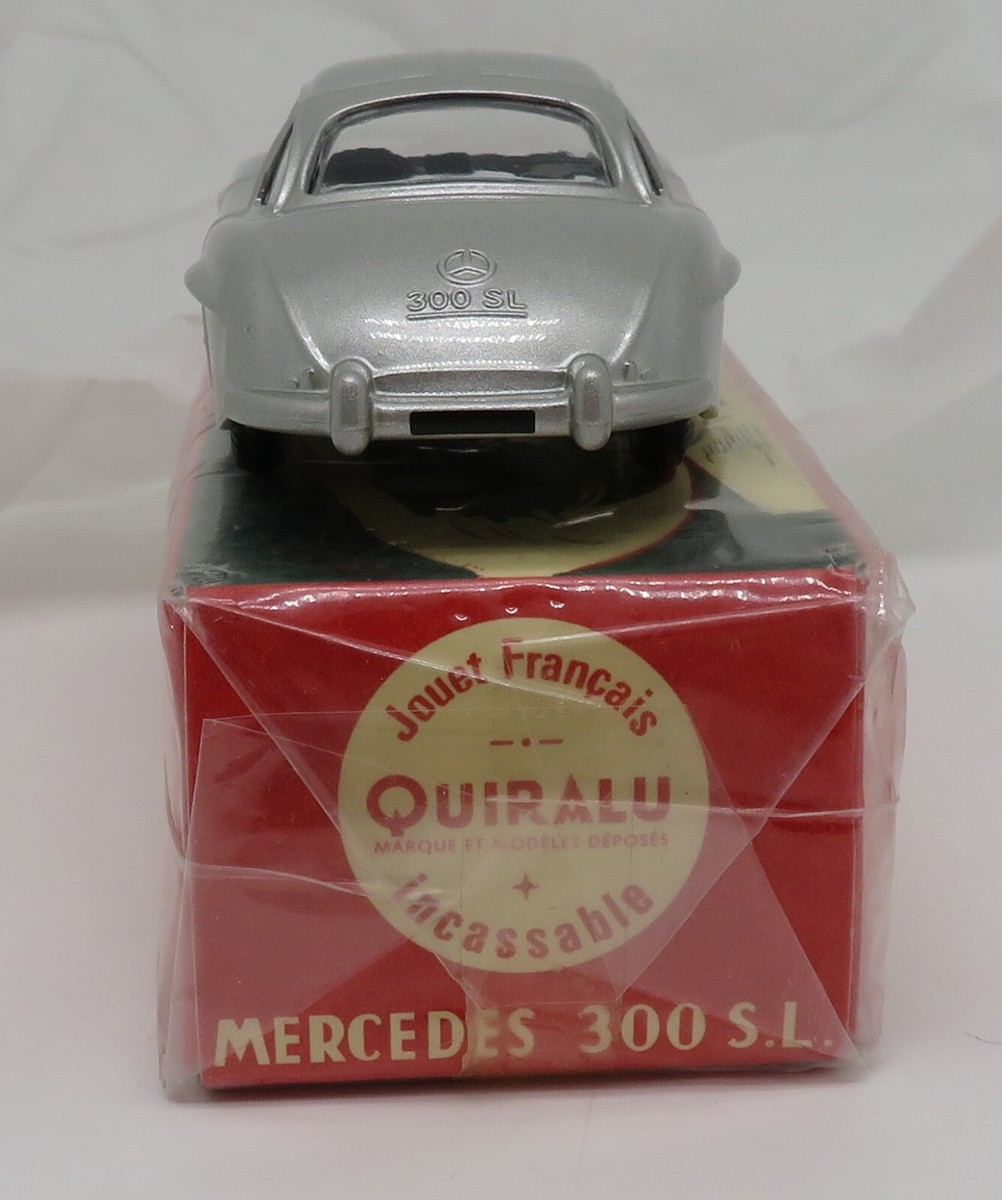 Modèle Réduit Quiralu Mercedes-Benz 300 SL 1/43 - Gris Argenté, Boîte, Neuf, Fabrication Française