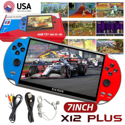 New X12 Plus 7inch Video Game Console Handheld Retro Game Player in 1000+Games