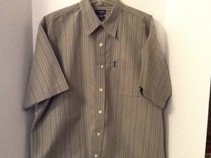 olive green guess shirt