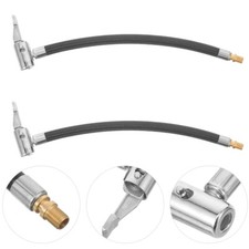 2x Air Inflator Extension Hose for Car Replacement Air Pump