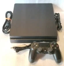 Sony PlayStation 4 Slim 500GB Console System Bundle Game All Cables CUH-2015A