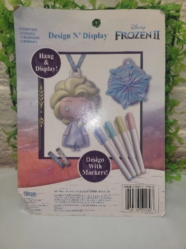 Nuevo Disney Frozen 2 Diseño N' Display Elsa Adorno de Navidad Cinta Marcador  Foto 2 de 2