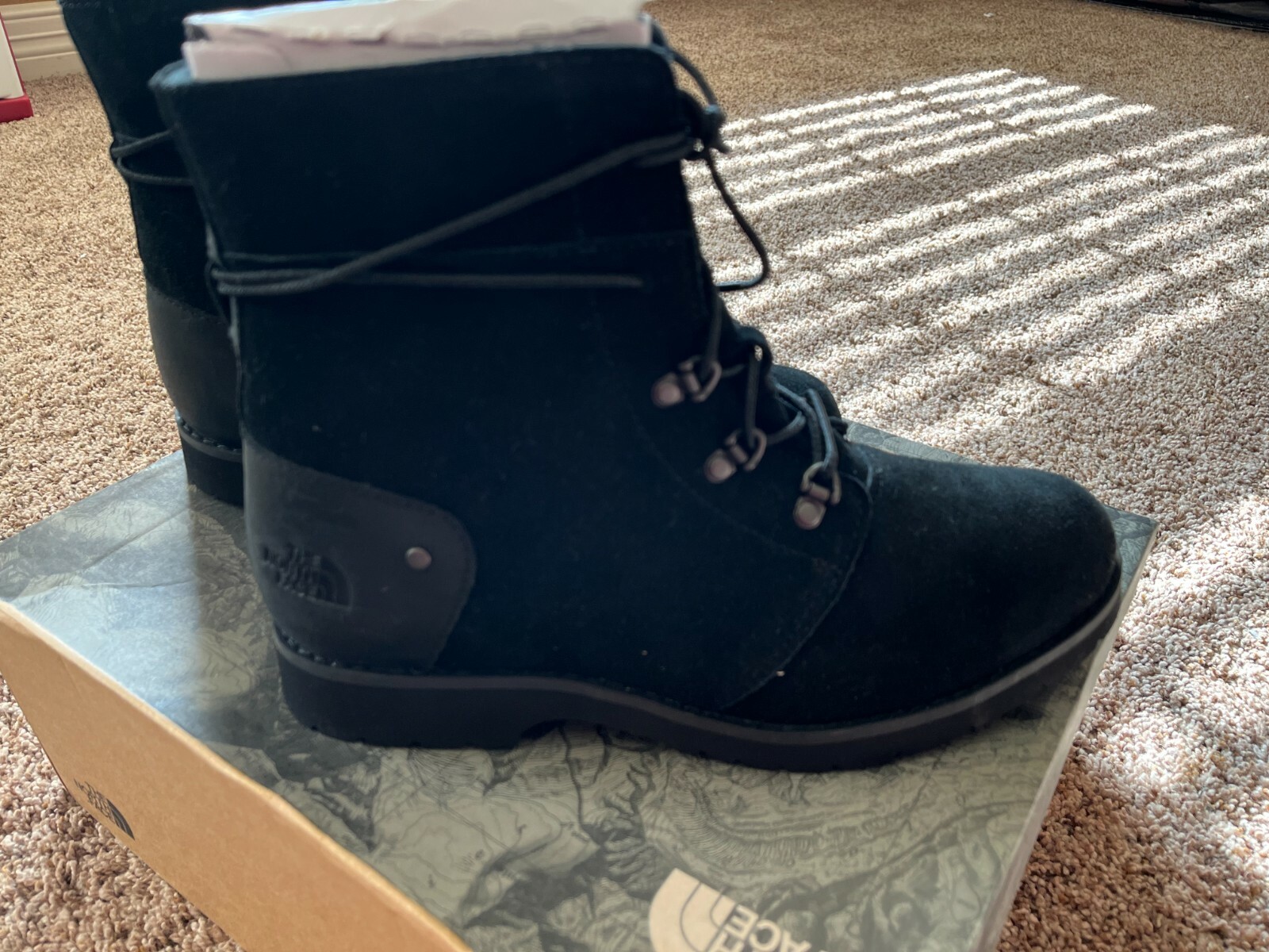 Ballard Lace II Boots Black Suede 