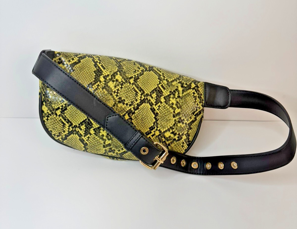 Snakeskin Python Print  Bag for Men and Women, Zi… - image 2