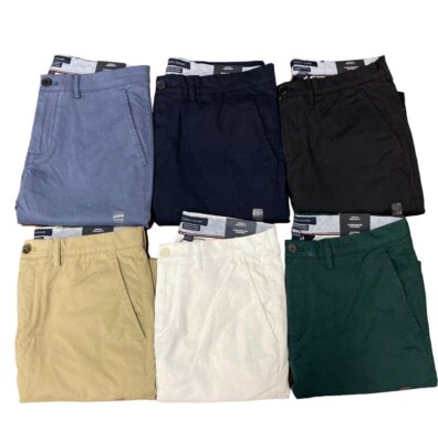 Tommy Hilfiger Men's TH Flex Stretch Cotton Regular Fit Tapered Leg Chino Pants