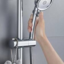 Hand Shower Bracket, 18-25MM Adjustable Replacement Shower Head Holder Chrome F