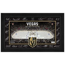 Vegas Golden Knights 2025 NHL Signature Rink Frame