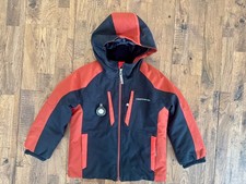 Obermeyer Little Boys Horizon Jacket Ski Size 4 Orange Black
