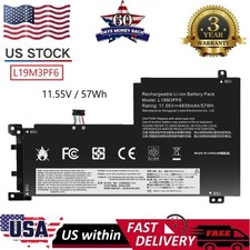 L19M3PF6 Battery L19L3PF2 For Lenovo Ideapad 5-15IIL05 81YK 5-15ARE05 81YQ 57WH