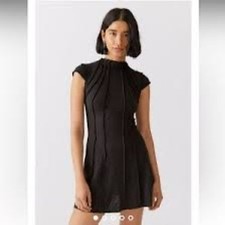 Urban Outfitters Women's M Rishe Seamed Mini Dress BNWT Skater Indie Streetwear