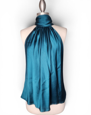Ramy Brook Sleeveless Lori Top in Teal Size M