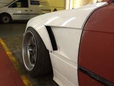 BMW e36 m3 belüftet 30mm Front Overfender breit gewölbt Flügel Drift Track Show