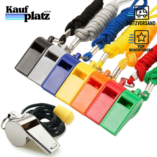 Sportpfeife Mit UmhäNgeband Lauter Klang Ideal FüR Trainer Schiedsrichter Beamte-image
