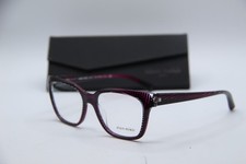 NEW ALAIN MIKLI A03035 001 DARK PURPLE AUTHENTIC EYEGLASSES W/CASE 53-17