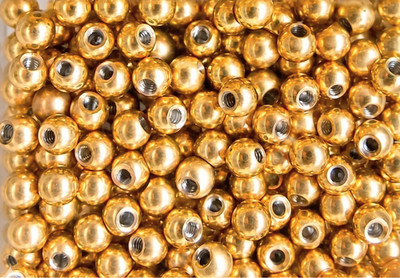 Schraubkugel Piercing Kugel Piercing Aufsatz Ersatz Verschlusskugel Titan GOLD