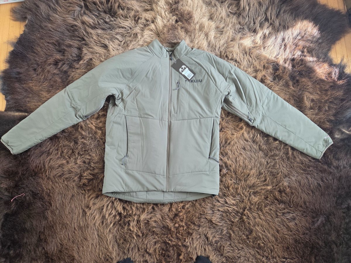 Kuiu Kenai jacket Ash Large New with Tags