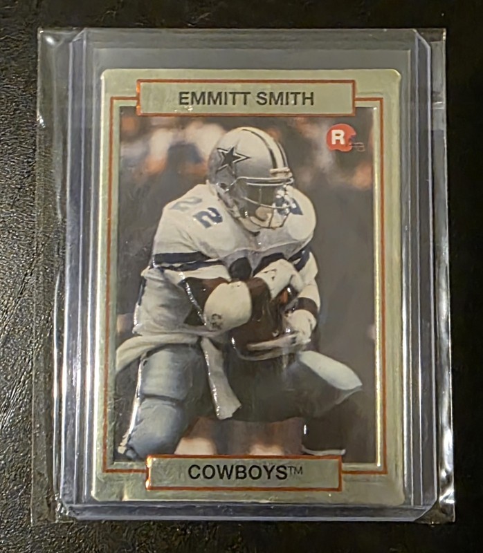 1990 Action Packed Rookie Update Emmitt Smith RC #34 Dallas Cowboys