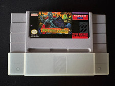Super Ghouls 'N Ghosts SNES Super Nintendo Authentic Cartridge W/ Cover TESTED