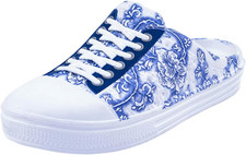 Women Garden Clog Shoes Mesh Hole Breathable Slippers Summer Indoor/Outdoor Beac