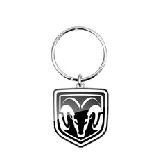 RAM Logo Logo Die-Cut Metal Key Chain Key-Charm, Official Licensed