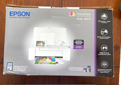 Epson PictureMate PM 400 Photo Printer and 320 Ink INCLUDED