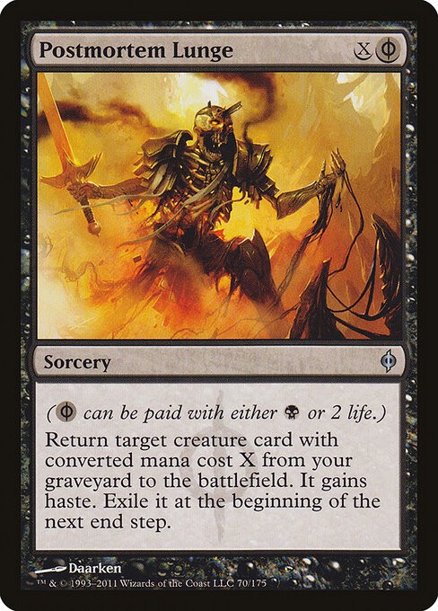 Postmortem Lunge NonFoil New Phyrexia 70 NM MTG