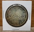 1965 Canadian Silver Dollar Queen Elizabeth II Ungraded Coin 80% Silver ASW