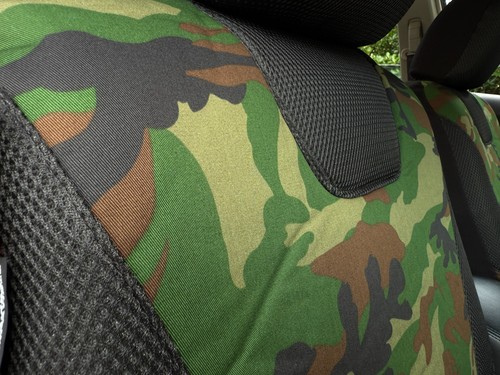 For Ford Maverick Crew Cab 2022-2026 Full Car Seat Covers Mesh Canvas 9PCS - Picture 14 of 17