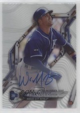 2018 Topps High Tek Pattern 1 Waves/Diagonals Whit Merrifield #HT-WM Auto 0x1