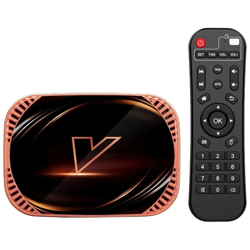 Lecteur multimedia Vontar X4 S905X4 4Go 128Go boitier Android TV 4K WiFi Ethernet