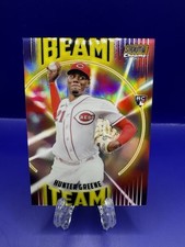 2022 Topps Stadium Club Chrome Beam Team Gold Hunter Greene Rookie RC /50 BT-11