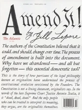 THE ATLANTIC MAGAZINE | OCT 2025 | AMEND IT!