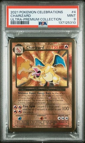 2021 POKEMON CELEBRATIONS ULTRA-PREMIUM COLLECTION #4 CHARIZARD PSA 9