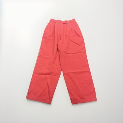 VTG Austin Reed Pants Sz 4 Pink Pleated Cuff Faux Pockets Women s Dress Pants