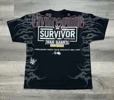 Men Small Civil Regime x WWE Survivor Series War Games San Diego Oversized Tee