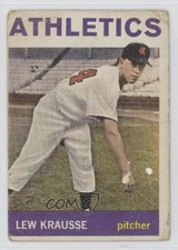 1964 Topps Lew Krausse #334 0f6