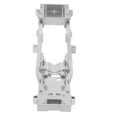 (Silver)RC Metal Chassis Frame DIY Part For WPL D12 1/10 RC Model Car SS