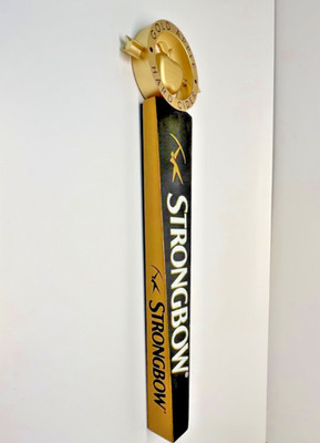 Strongbow Gold Apple Hard Cider Beer Pull Tap Handle Knob Wood 12''