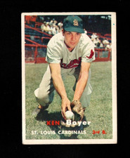 1957 Topps # 122 Ken Boyer Vg-Ex